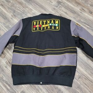 Vietnam Veteran embroideredjacket men Racing style jacket coat 3XL Exc. Conditi